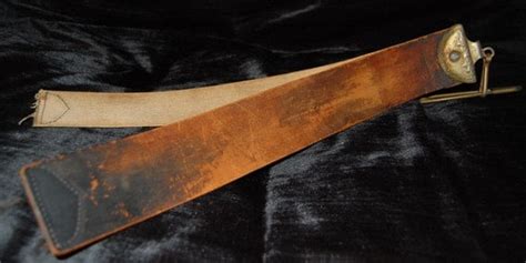 Vintage Chapman's Razor Strop Strap Magic Strop Metallic 